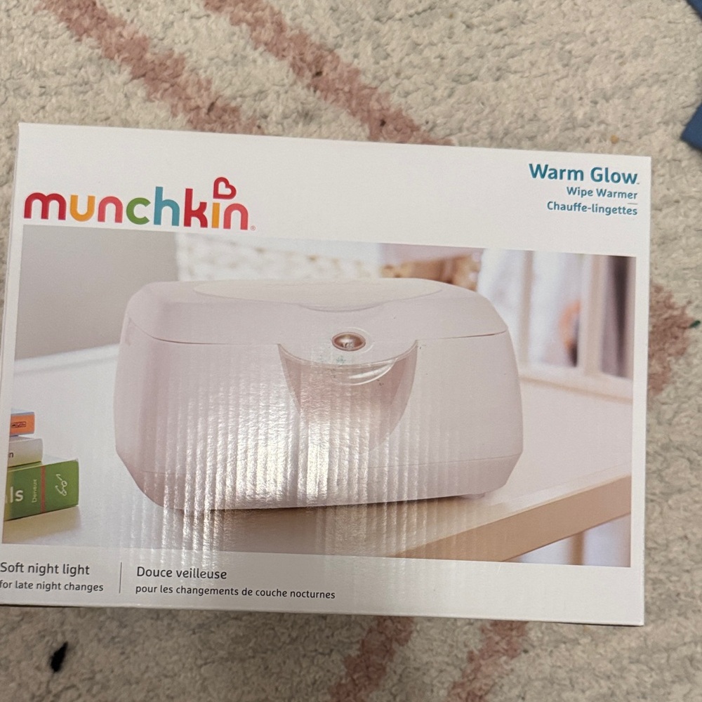 Munchkin Warm Glow Wipe Warmer - White